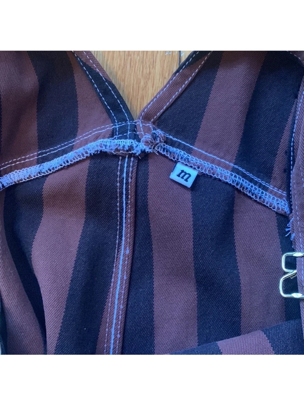 Big Bud Press Iconic Brown and Black Stripe Overall π»π€π»π€π» - Picture 4 of 7